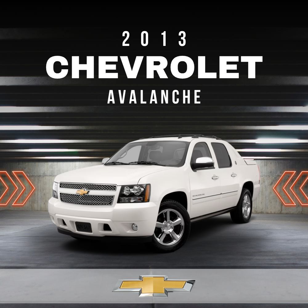 2013 Chevrolet Avalanche Electrical Wiring Diagram Manual PDF
