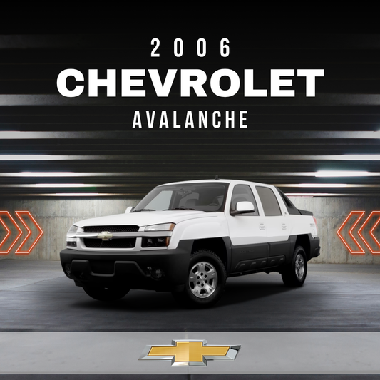 2006 Chevrolet Avalanche Electrical Wiring Diagram Manual PDF