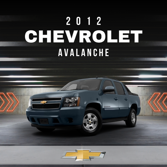 2012 Chevrolet Avalanche Electrical Wiring Diagram Manual PDF