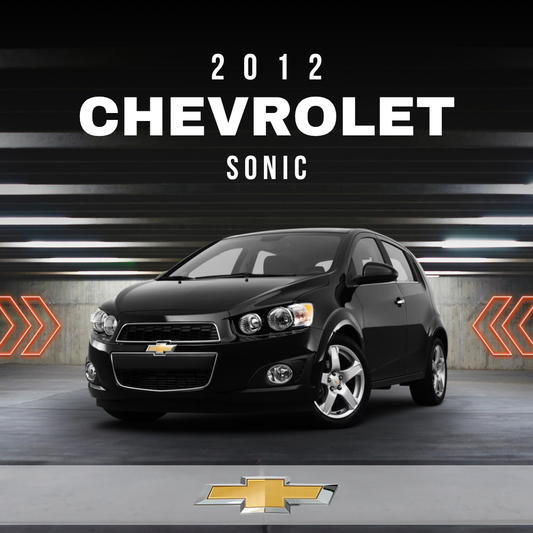 2012 Chevrolet Sonic Electrical Wiring Diagram Manual PDF
