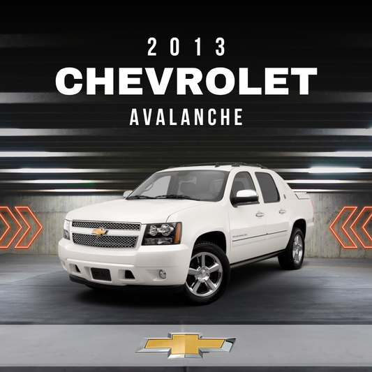 2013 Chevrolet Avalanche Electrical Wiring Diagram Manual PDF