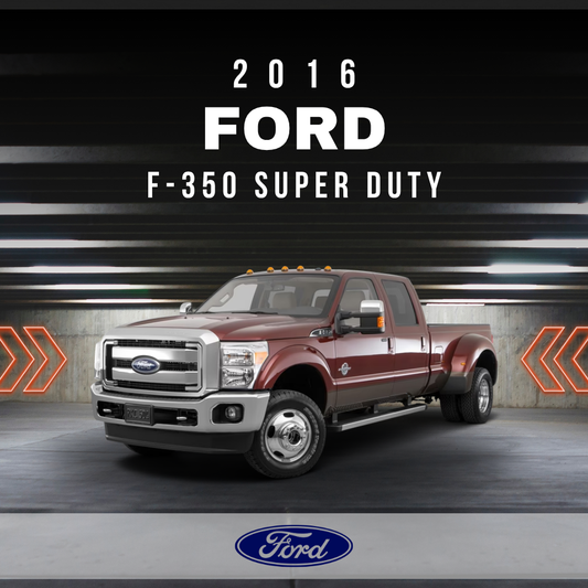 2016 Ford F-350 Super Duty Electrical Wiring Diagram Manual PDF