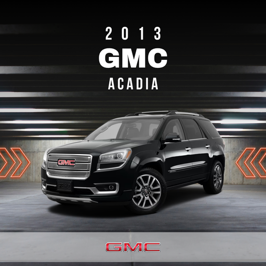 2013 GMC Acadia Electrical Wiring Diagram Manual PDF