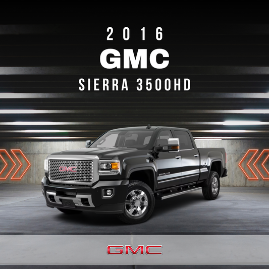 2016 GMC Sierra 3500 HD Electrical Wiring Diagram Manual PDF