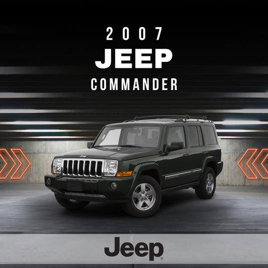 2007 Jeep Commander Electrical Wiring Diagram Manual PDF