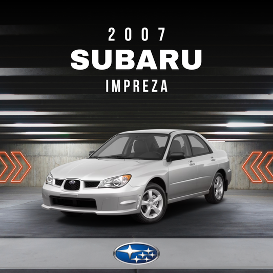 2007 Subaru Impreza Electrical Wiring Diagram Manual PDF