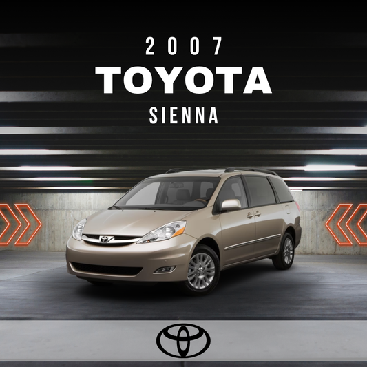 2007 Toyota Sienna Electrical Wiring Diagram Manual PDF