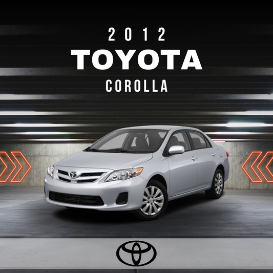 2012 Toyota Corolla Electrical Wiring Diagram Manual PDF