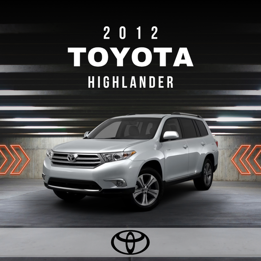 2012 Toyota Highlander Electrical Wiring Diagram Manual PDF