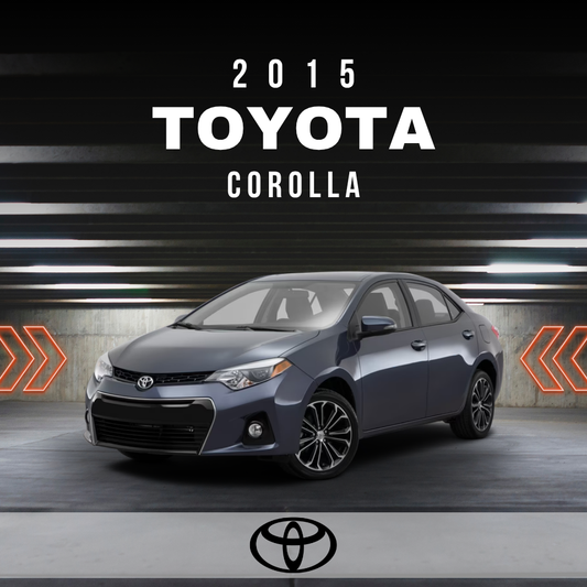 2015 Toyota Corolla Electrical Wiring Diagram Manual PDF